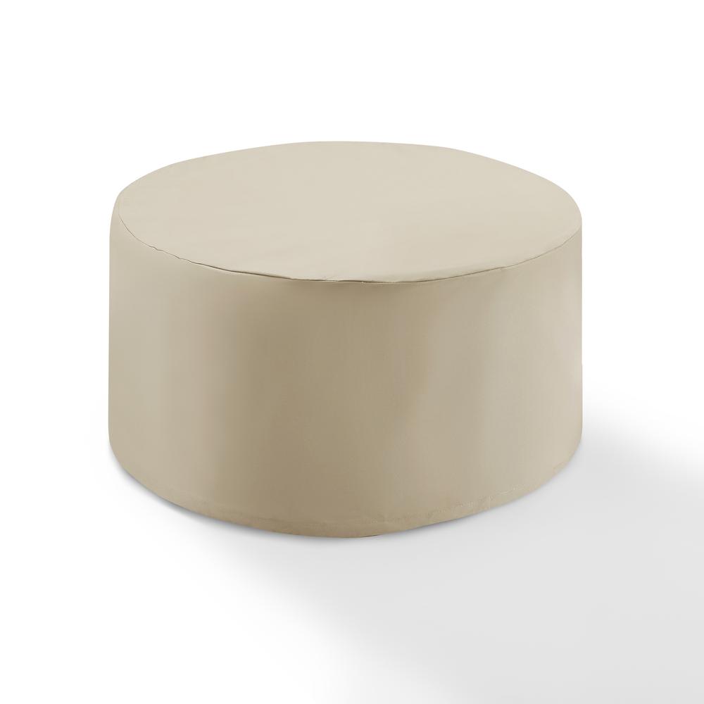 Outdoor Catalina Round Table Furniture Cover Tan. Picture 5