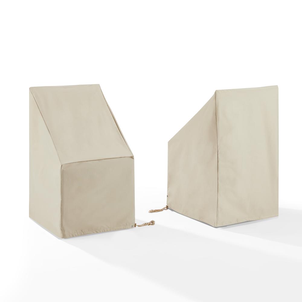 2Pc Outdoor Dining Side Chair Furniture Cover Set. Picture 1