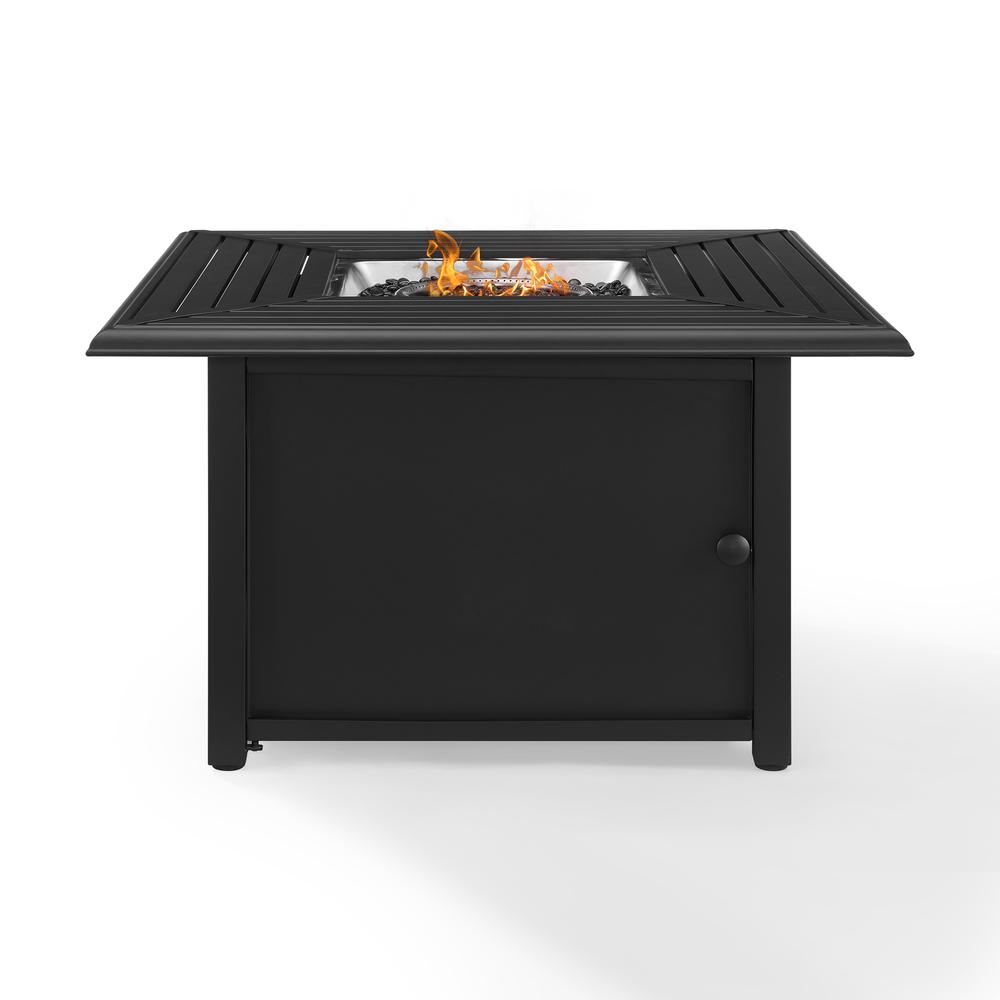 Dante Metal Fire Table Black. Picture 9