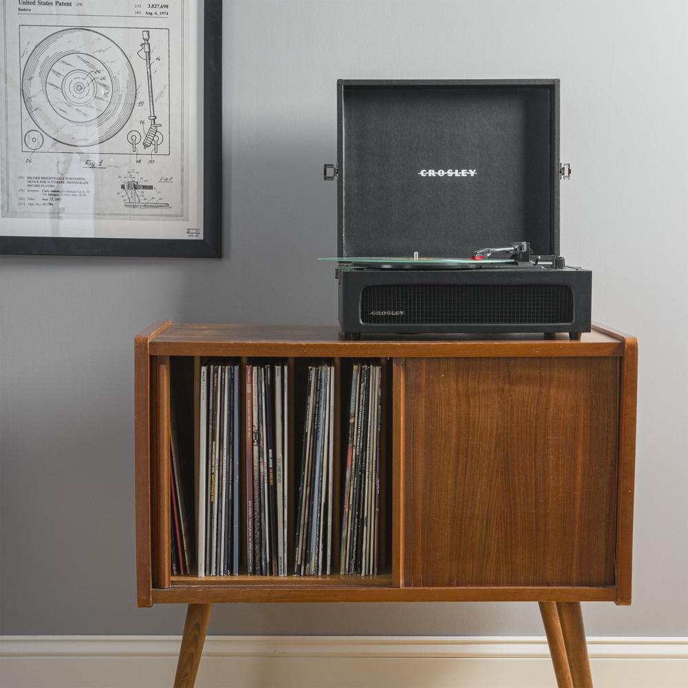 Voyager Record Player In Black. Picture 7