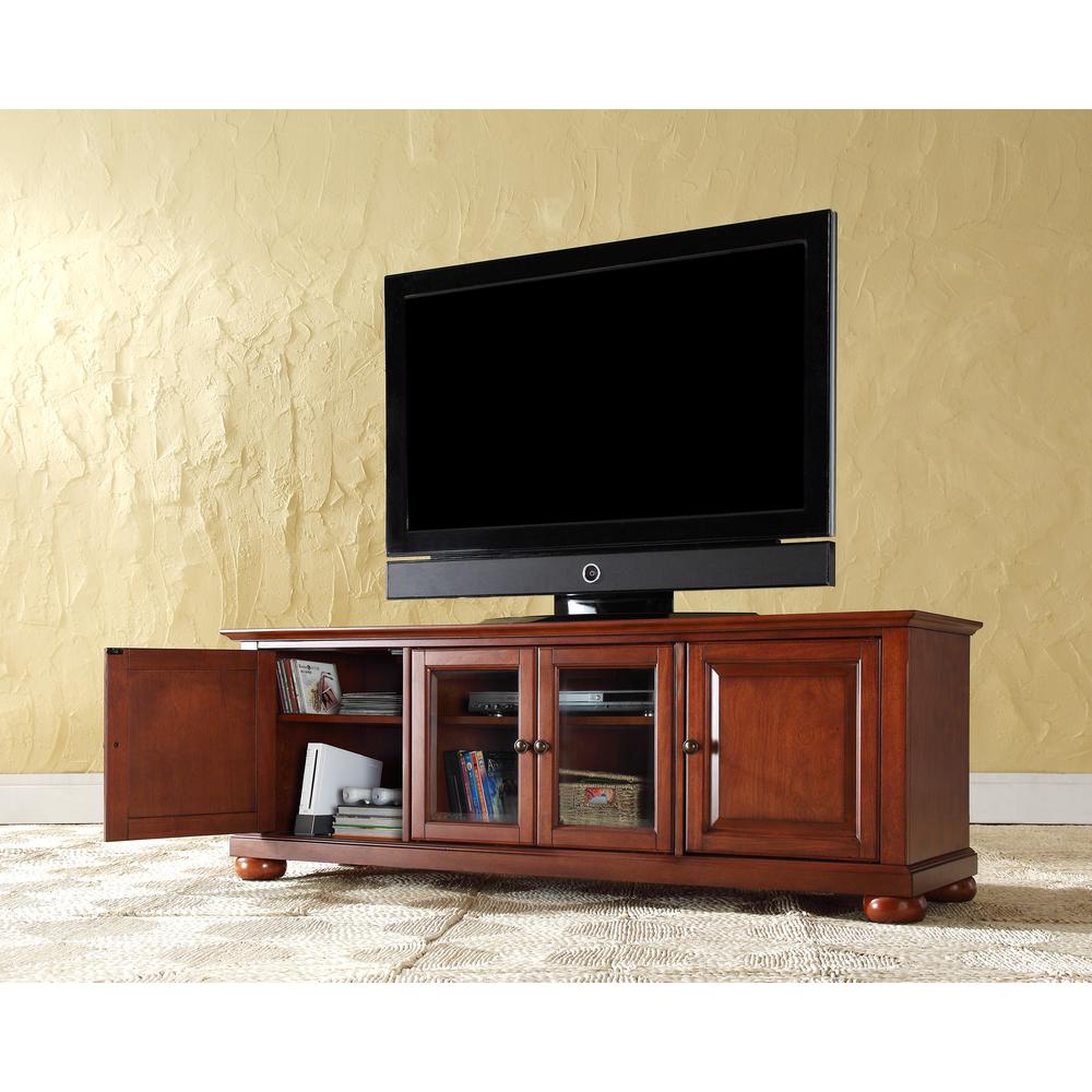 Alexandria 60" Low Profile Tv Stand Cherry. Picture 3