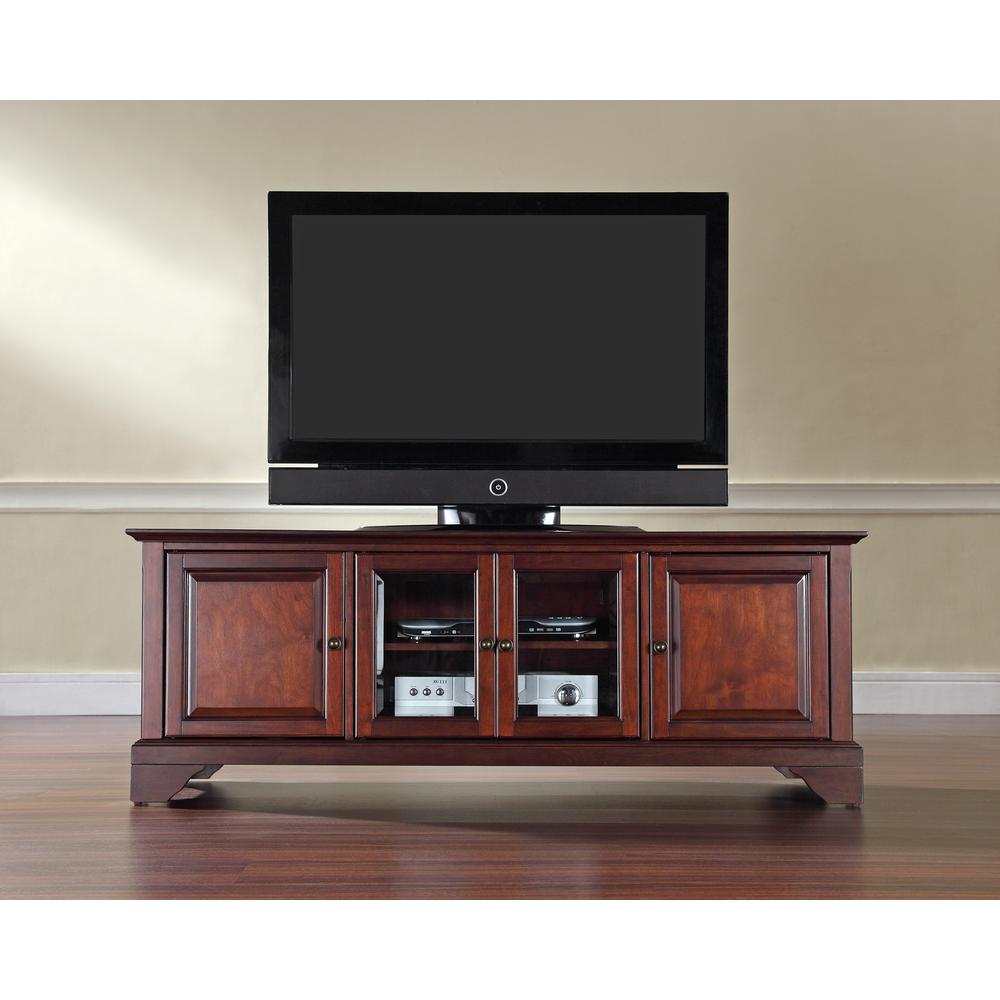 Lafayette 60" Low Profile Tv Stand Mahogany. Picture 2