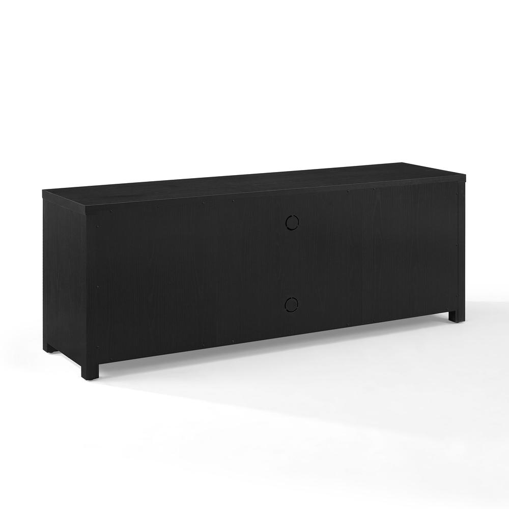 Gordon 58" Low Profile Tv Stand W/Fireplace Black. Picture 3