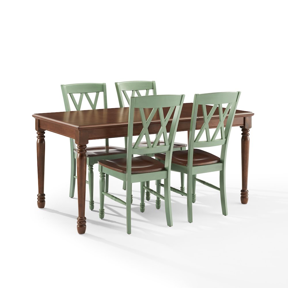 Shelby 5-Piece Dining Table Set For 4- Table & 4 Chairs. Picture 1