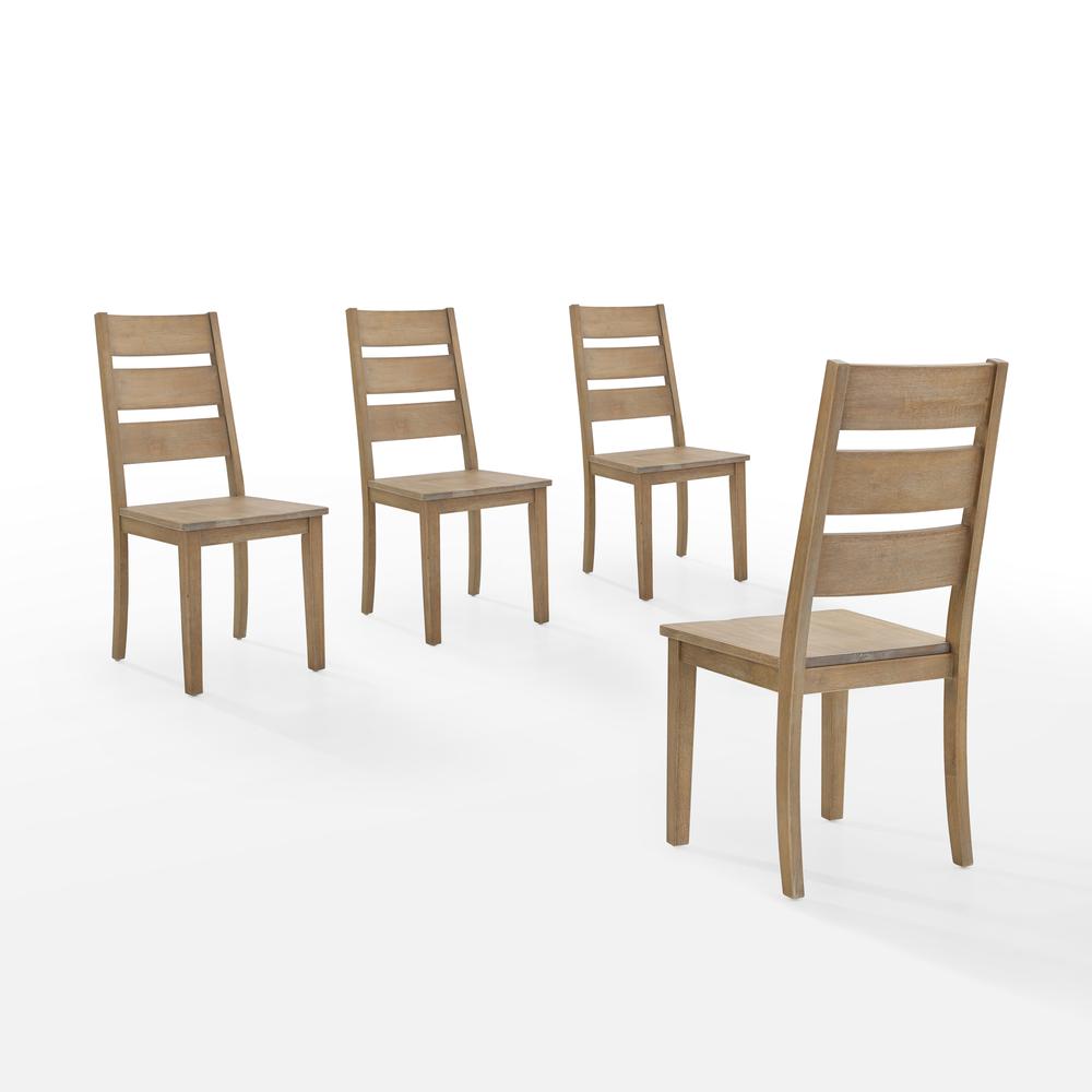Joanna 4-Piece Ladder Back Dining Chair Set. Picture 1