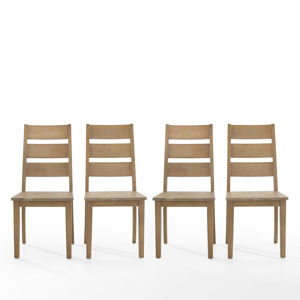 Joanna 4-Piece Ladder Back Dining Chair Set. Picture 3
