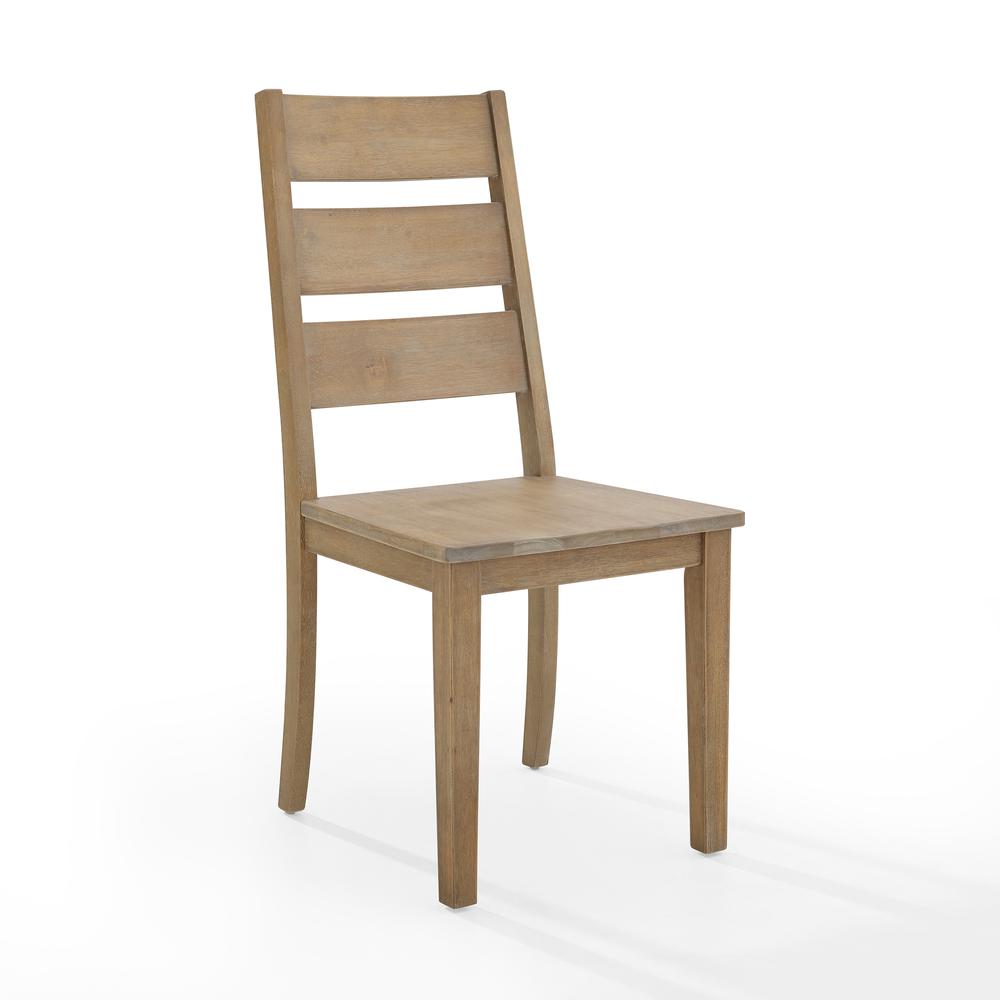 Joanna 4-Piece Ladder Back Dining Chair Set. Picture 4