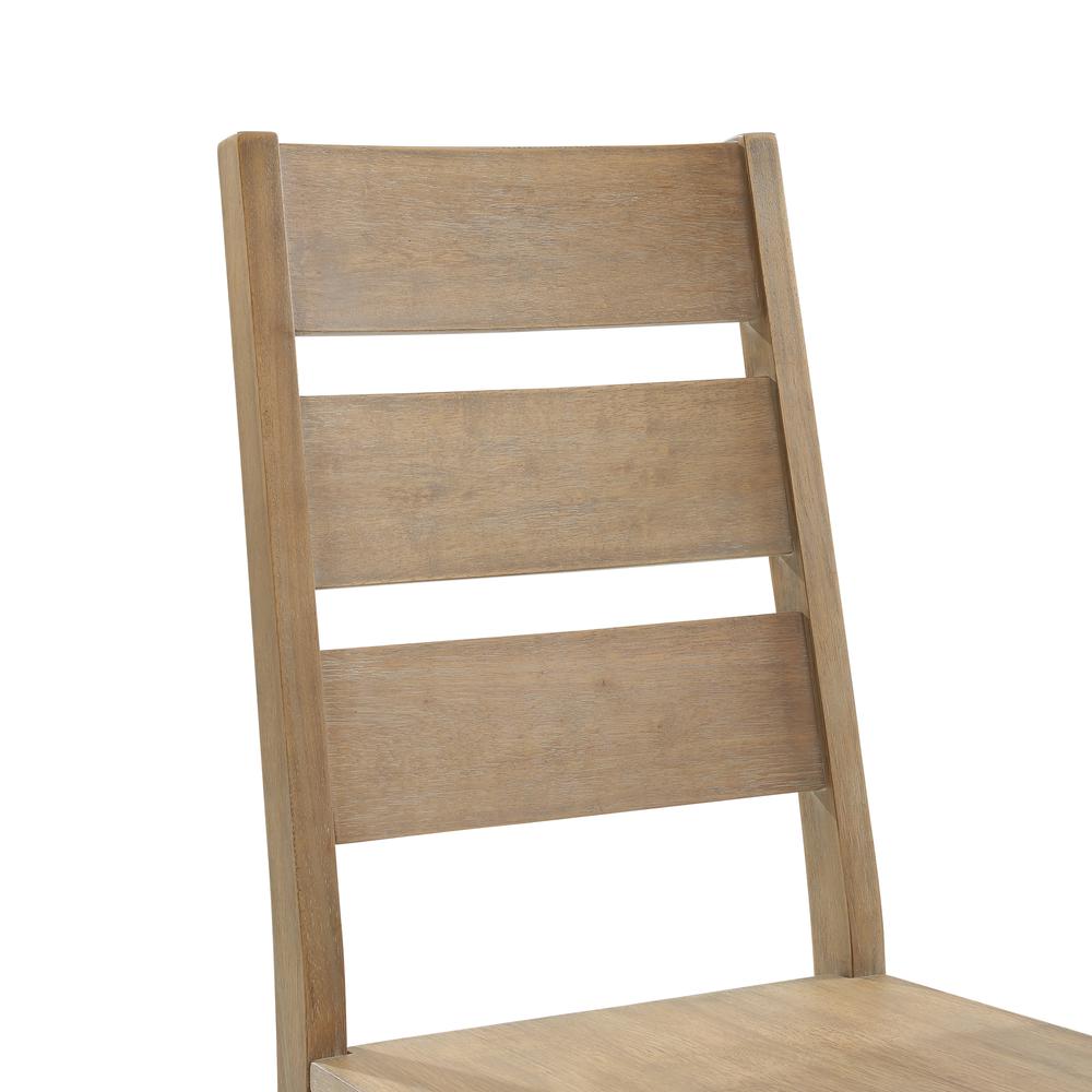 Joanna 4-Piece Ladder Back Dining Chair Set. Picture 6