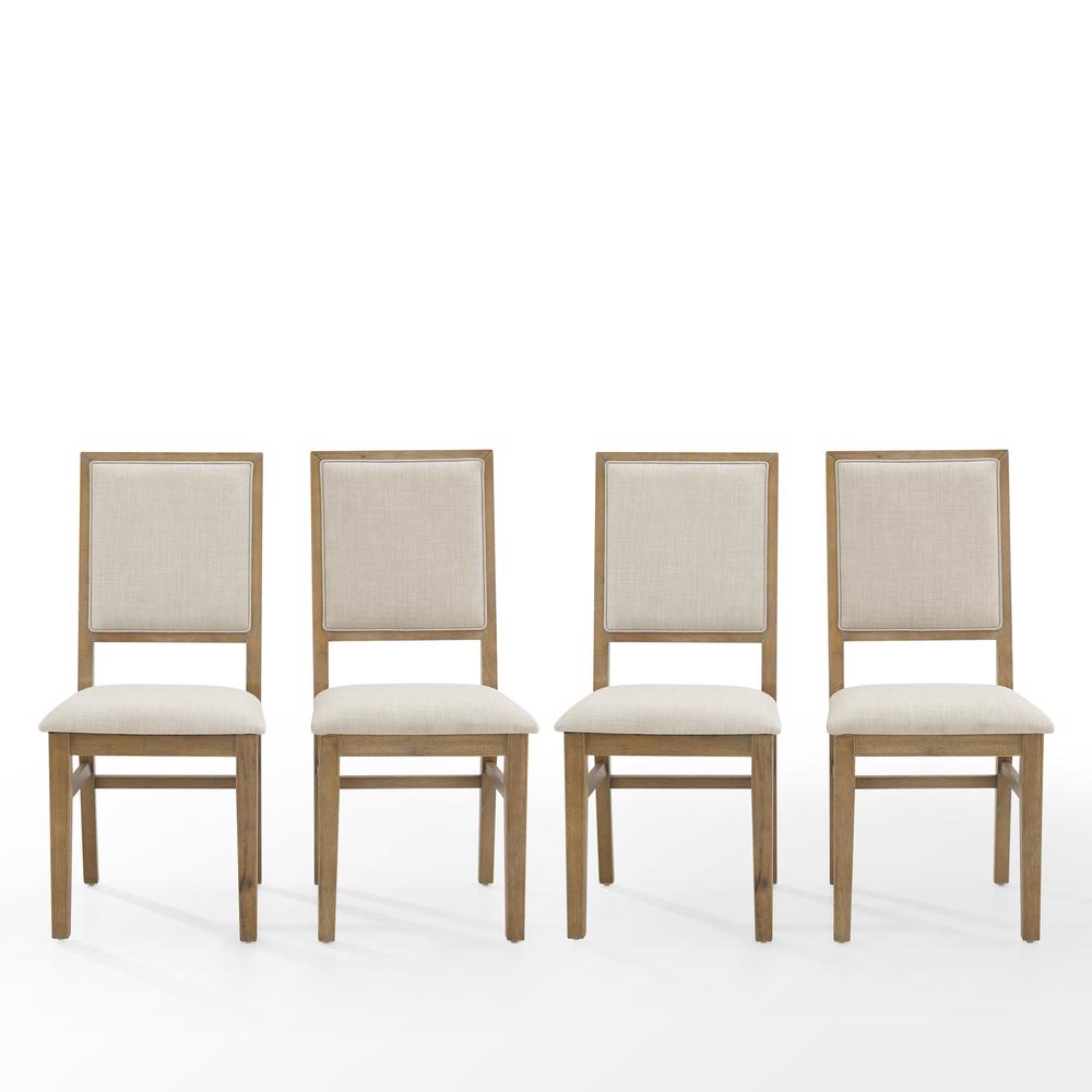 Joanna 4-Piece Upholstered Back Dining Chair Set. Picture 3