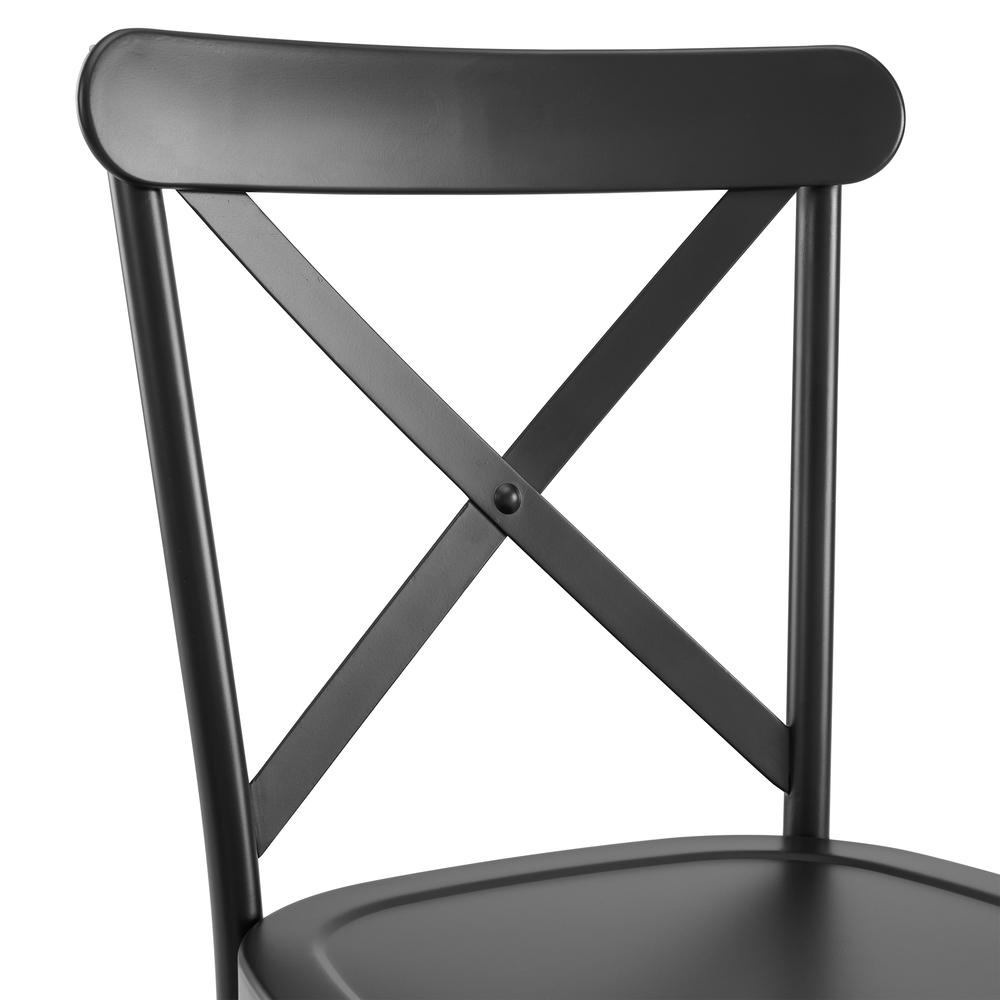 Camille 4-Piece Metal Dining Chair Set. Picture 6