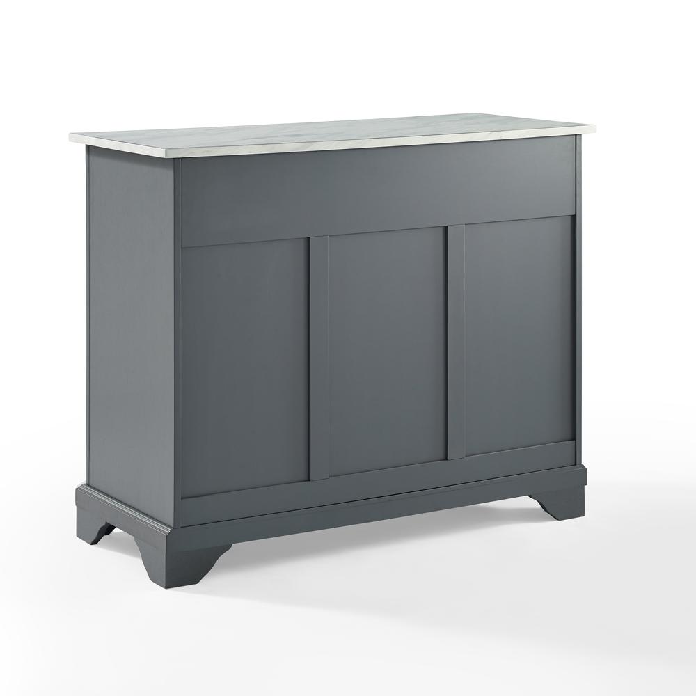 Avery Kitchen Island Gray. Picture 9
