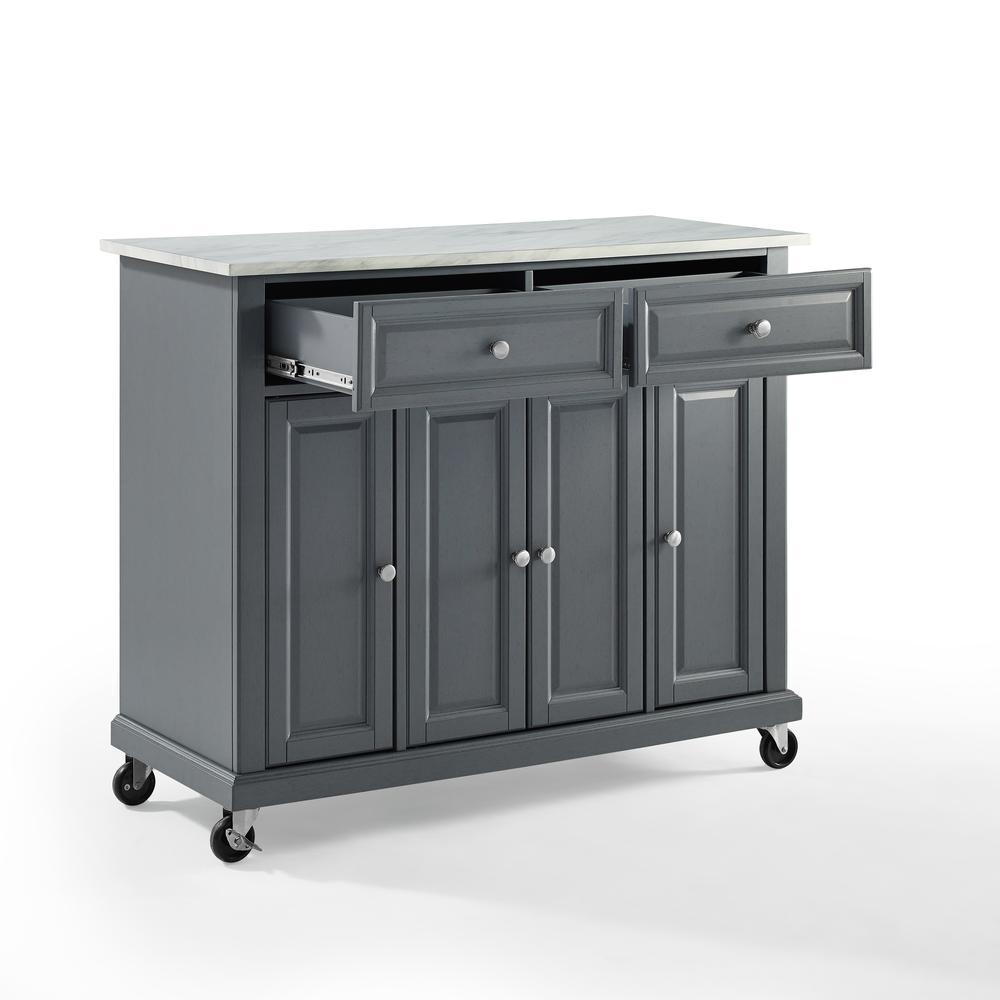 Avery Kitchen Cart Gray. Picture 10
