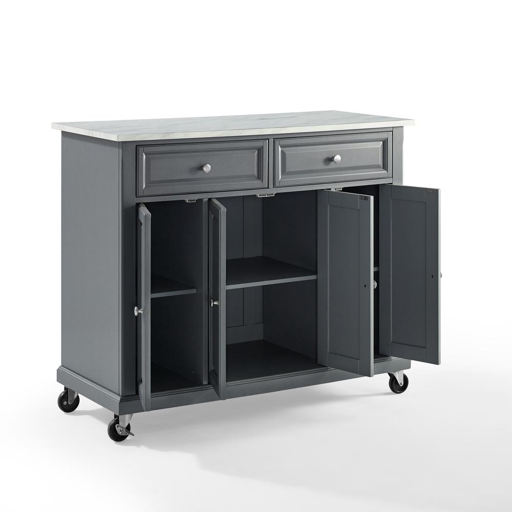 Avery Kitchen Cart Distressed Gray. Picture 11