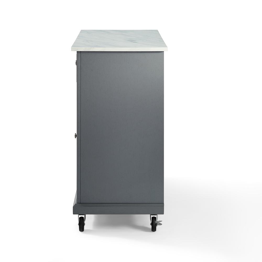 Avery Kitchen Cart Gray. Picture 12