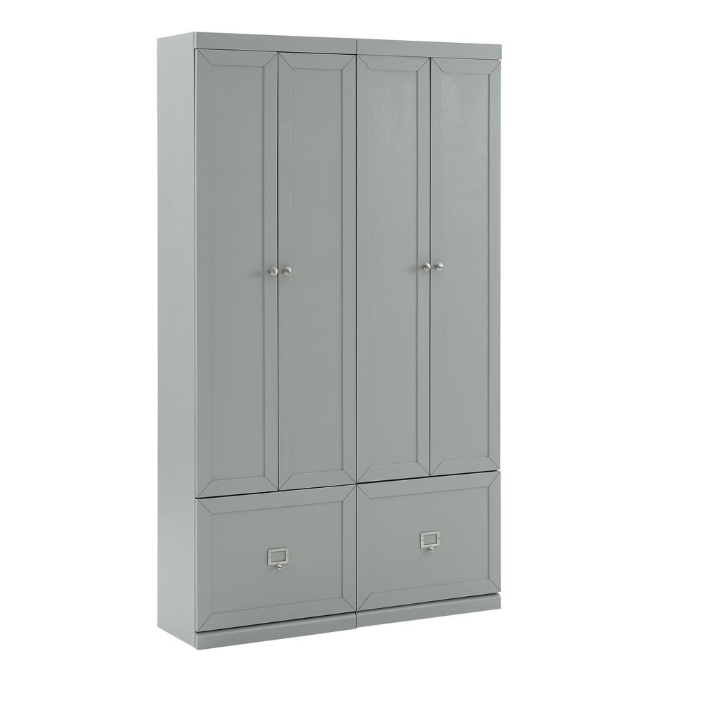 Harper 2Pc Entryway Set Gray - 2 Pantry Closets. Picture 7