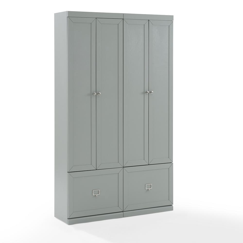 Harper 2Pc Entryway Set Gray - 2 Pantry Closets. Picture 15