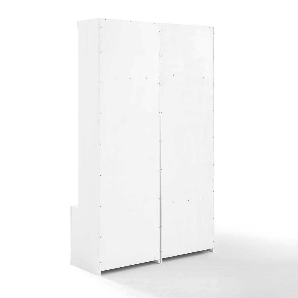 Harper 2Pc Entryway Set White - 2 Pantry Closets. Picture 10