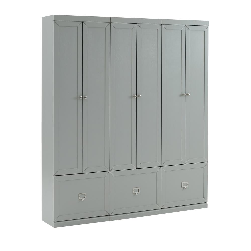 Harper 3Pc Entryway Set Gray - 3 Pantry Closets. Picture 13