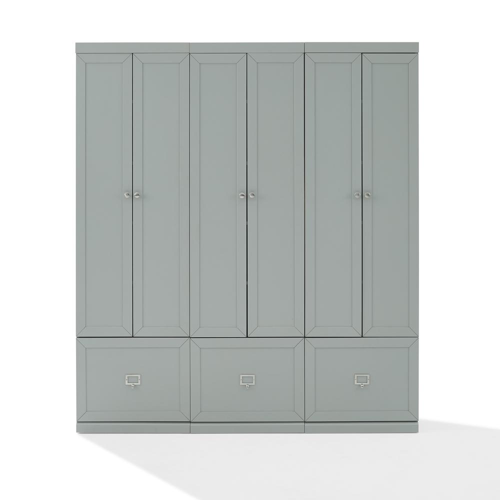 Harper 3Pc Entryway Set Gray - 3 Pantry Closets. Picture 14