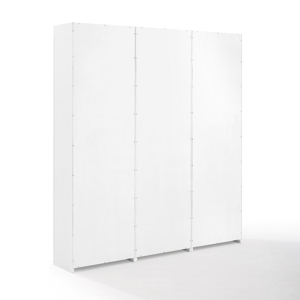 Harper 3Pc Entryway Set White - 3 Pantry Closets. Picture 7