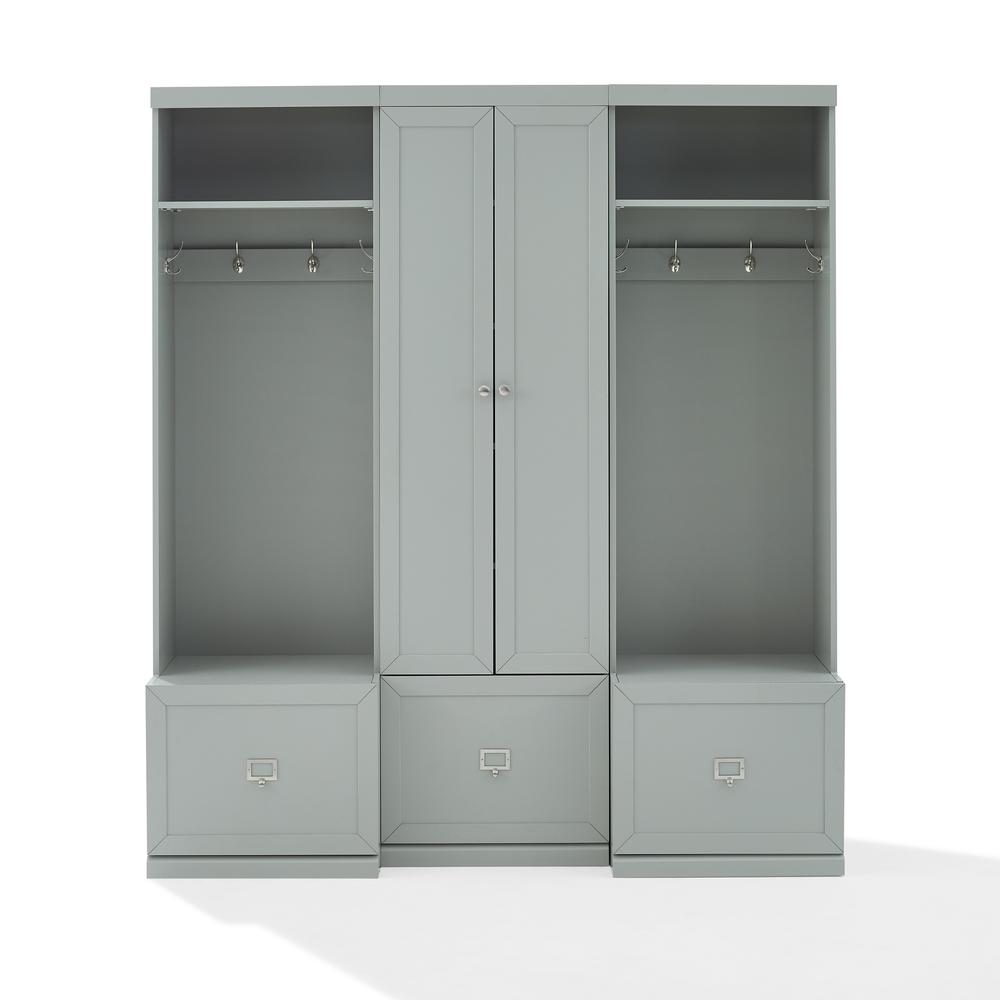 Harper 3Pc Entryway Set Gray - Pantry Closet & 2 Hall Trees. Picture 4