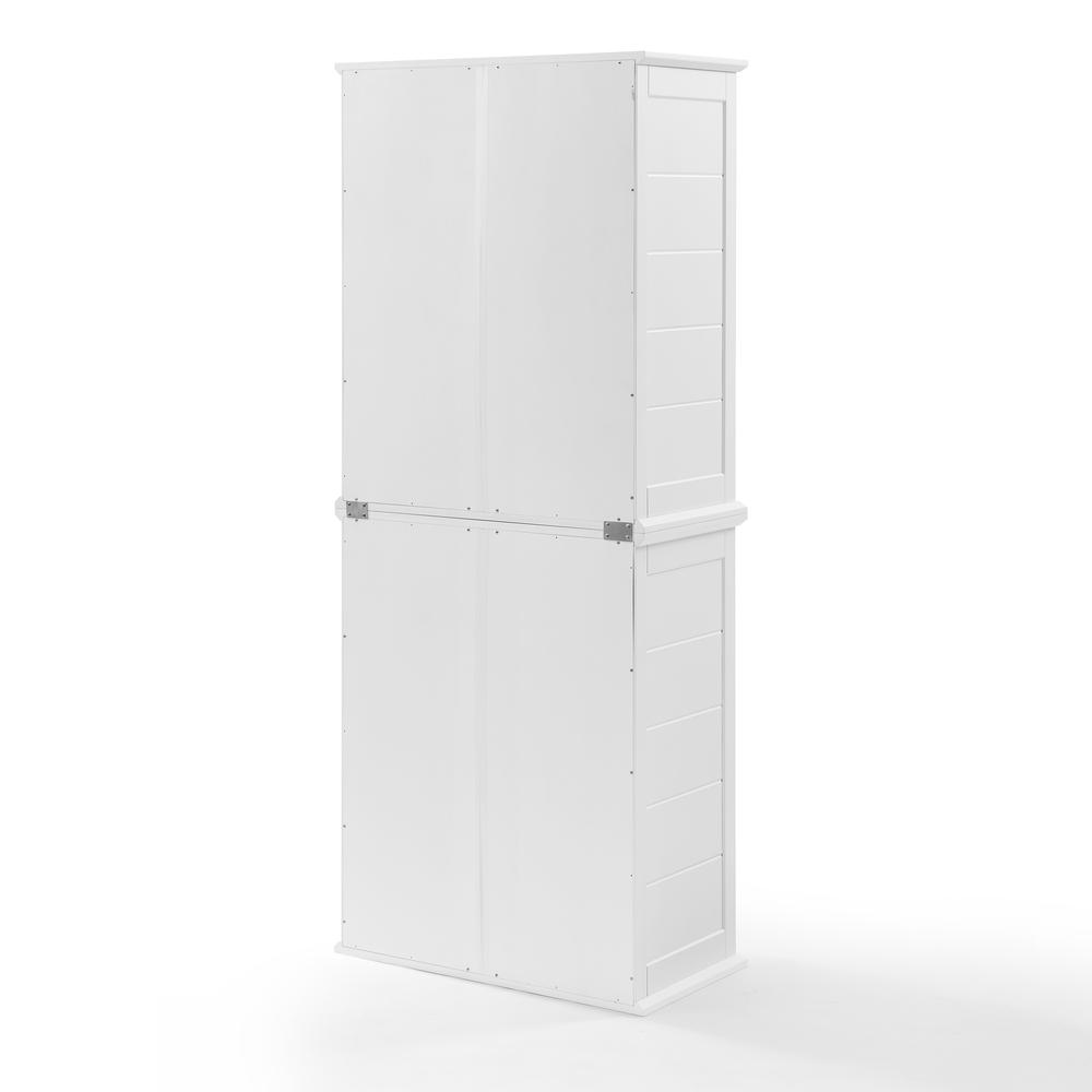 Bartlett Tall Storage Pantry White - 2 Stackable Pantries. Picture 11