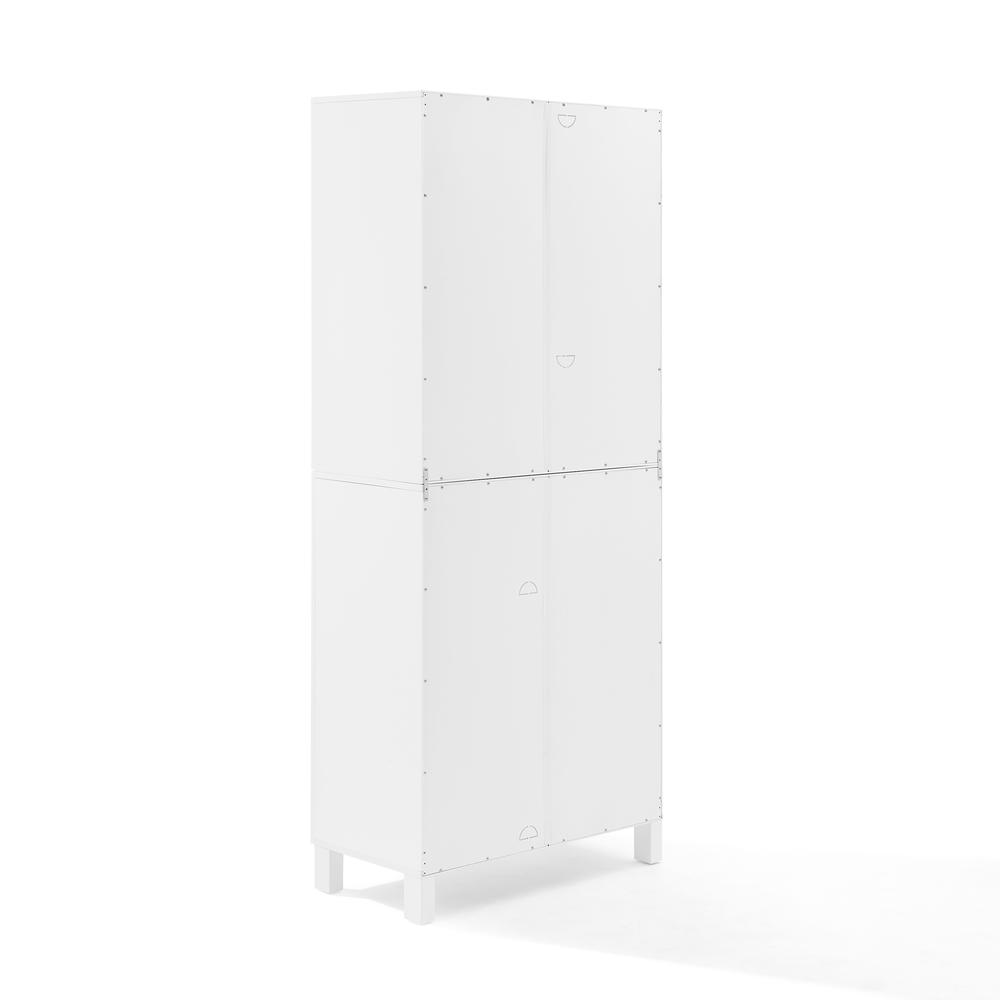 Cassai Tall Storage Pantry White - 2 Stackable Pantries. Picture 13