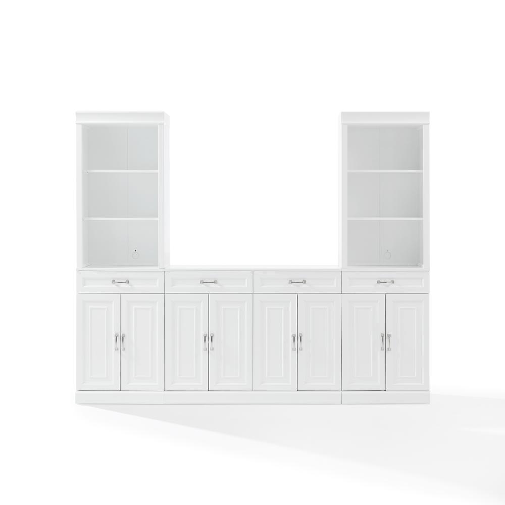 Stanton 3-Piece Sideboard And Storage Bookcase Set. Picture 2