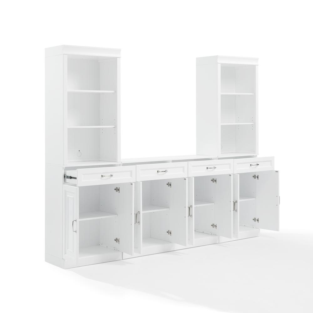 Stanton 3-Piece Sideboard And Storage Bookcase Set. Picture 3