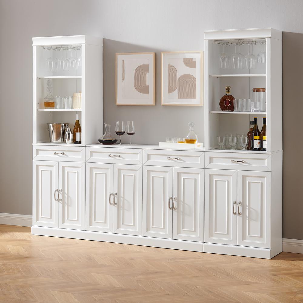 Stanton 3-Piece Sideboard And Bar Cabinet Set. Picture 16