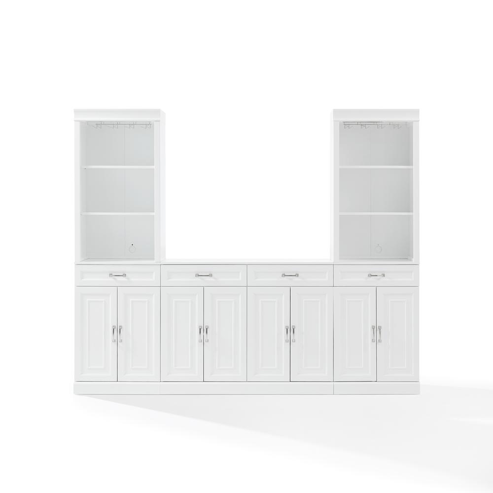 Stanton 3-Piece Sideboard And Bar Cabinet Set. Picture 2