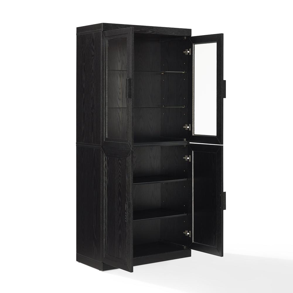 Essen Pantry Storage Cabinet With Glass Door Hutch. Picture 3