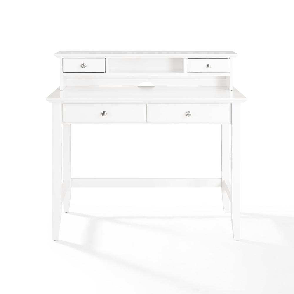 Campbell Desk & Hutch Set White - Desk, Hutch. Picture 4