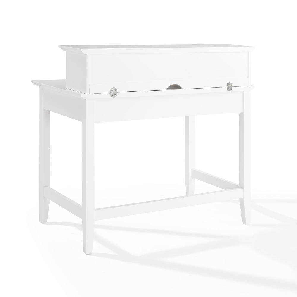 Campbell Desk & Hutch Set White - Desk, Hutch. Picture 5