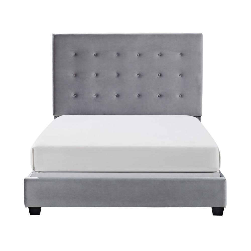 Reston Upholstered Queen Bed Shale - Headboard, Footboard, Rails. Picture 5
