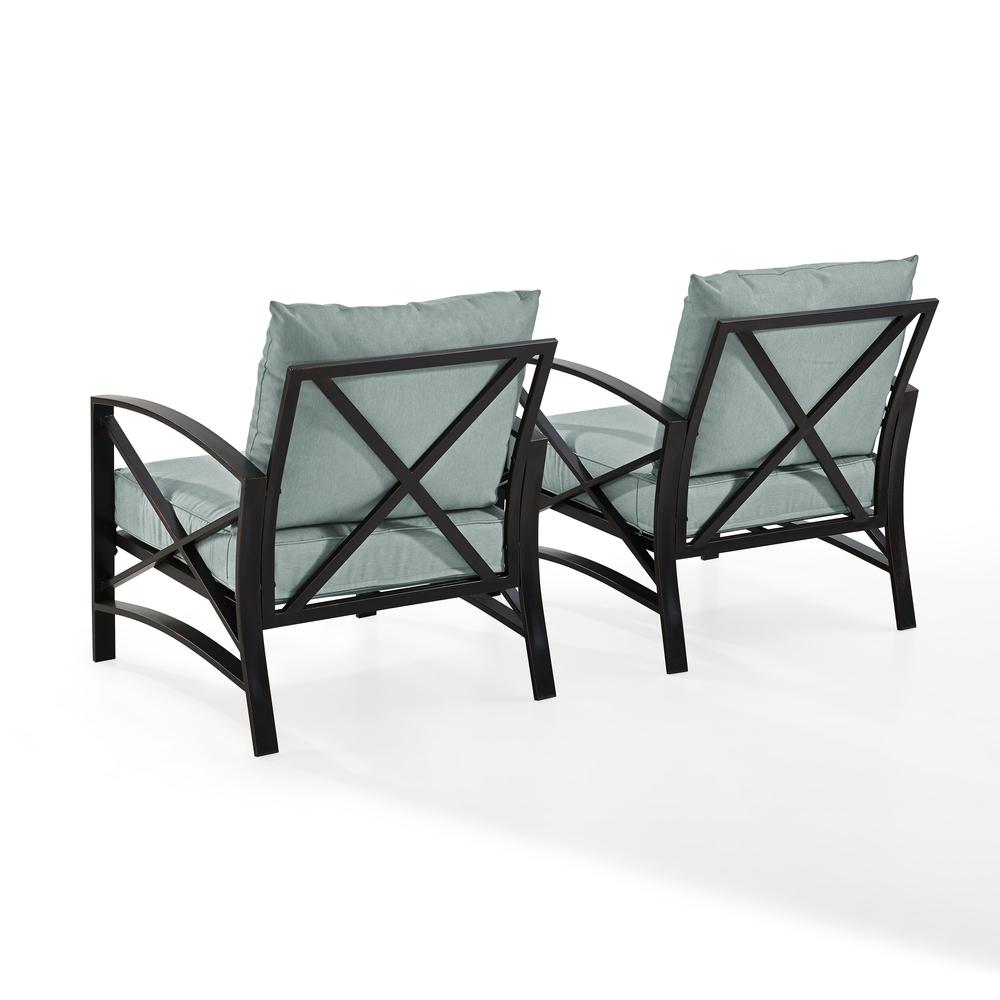 Kaplan 2Pc Outdoor Chair Set Mist/Oil Rubbed Bronze - 2 Chairs. Picture 7