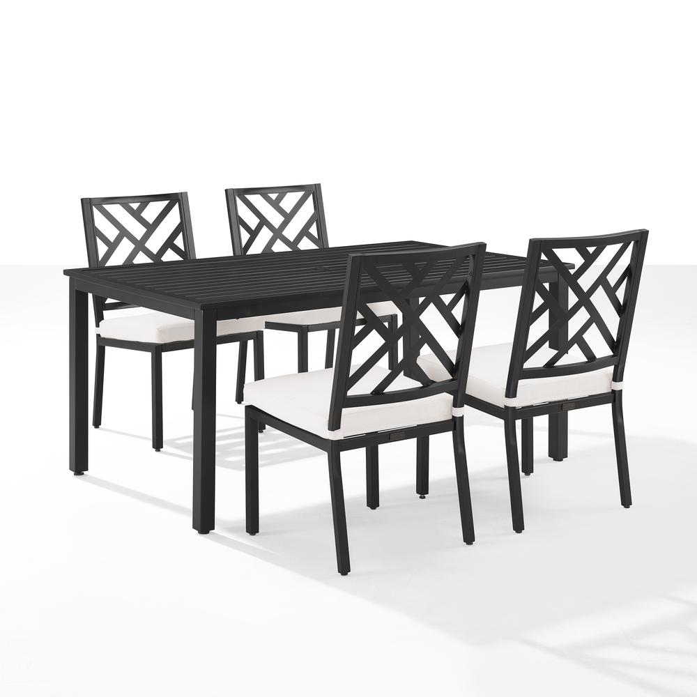 Locke 5Pc Outdoor Metal Dining Set. Picture 1