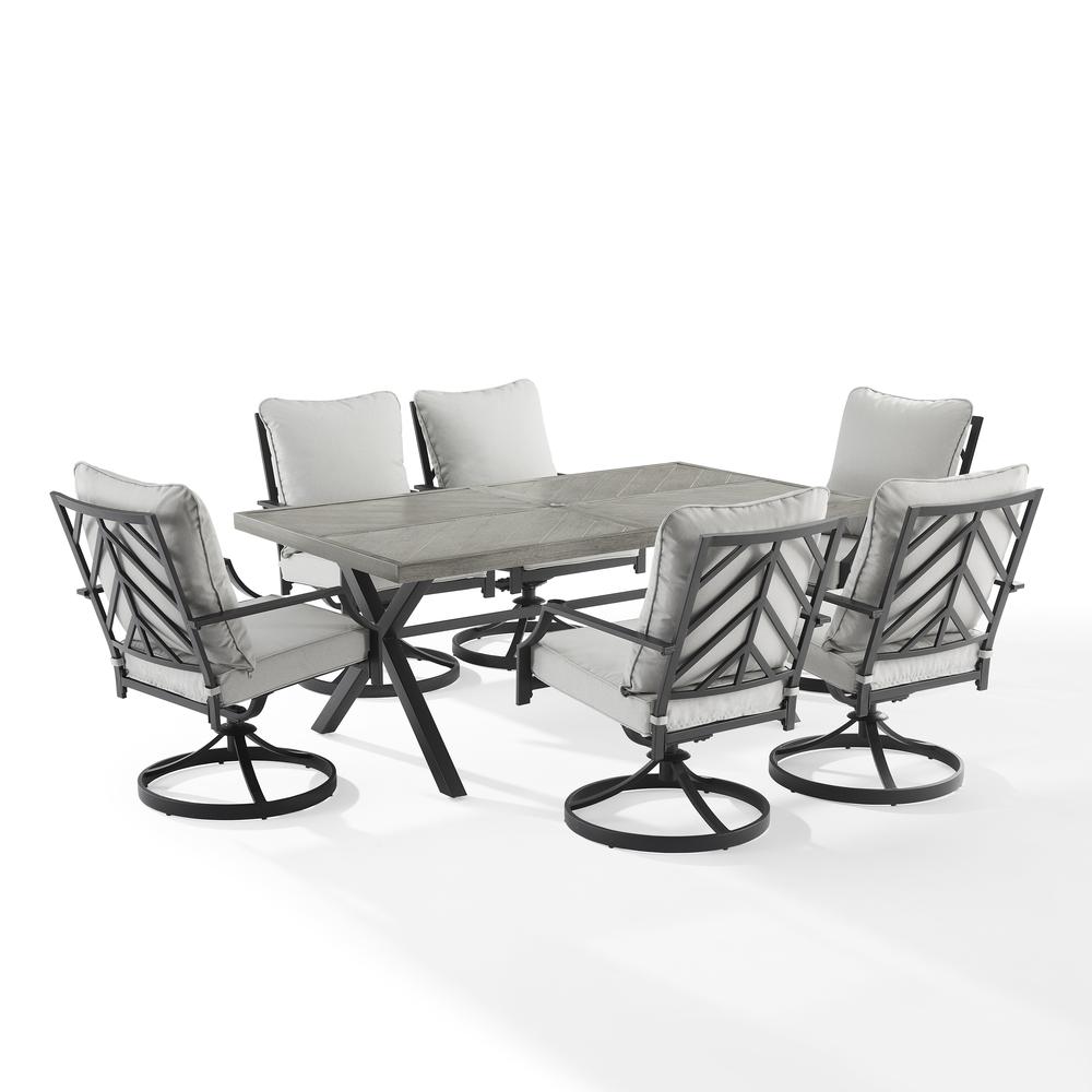 Otto 7Pc Outdoor - Metal Dining Set. Picture 1