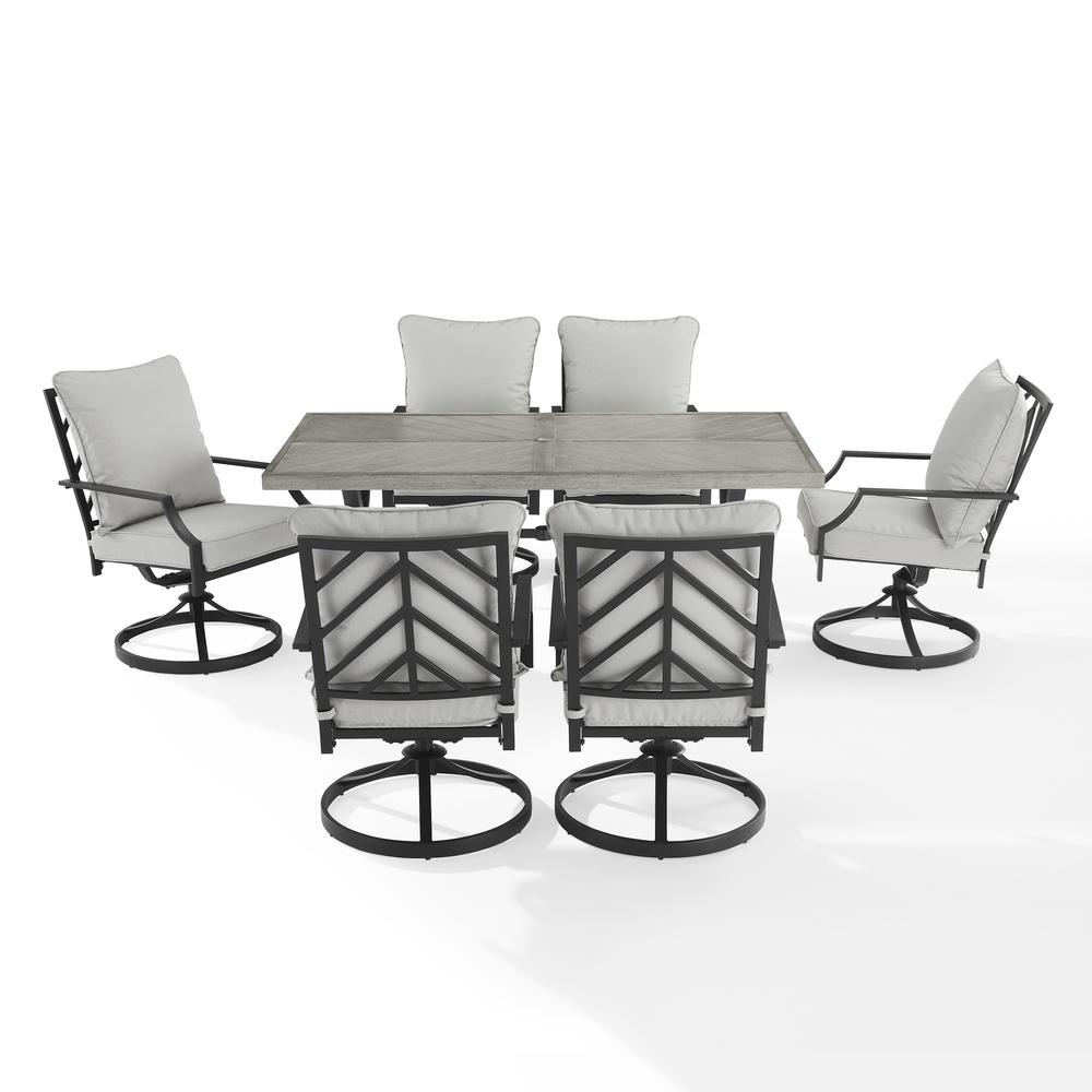 Otto 7Pc Outdoor - Metal Dining Set. Picture 3