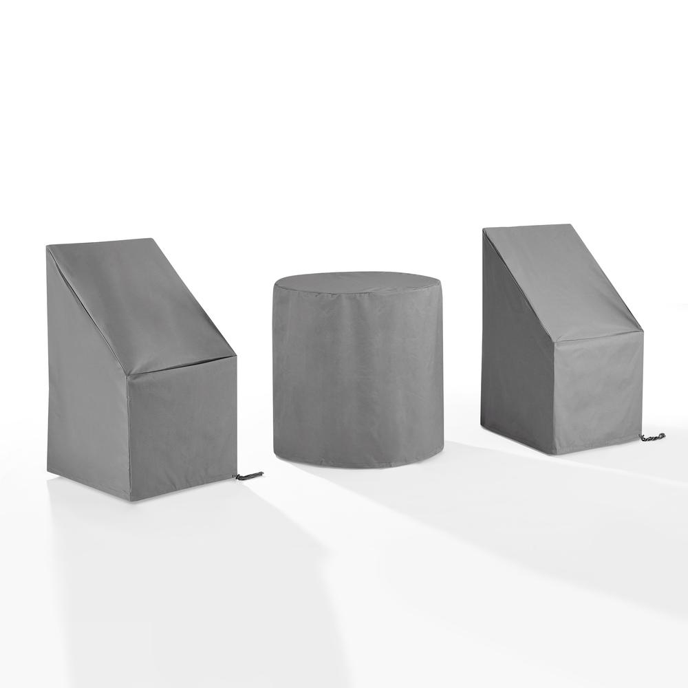 3Pc Outdoor Bistro Furniture Cover Set. Picture 1