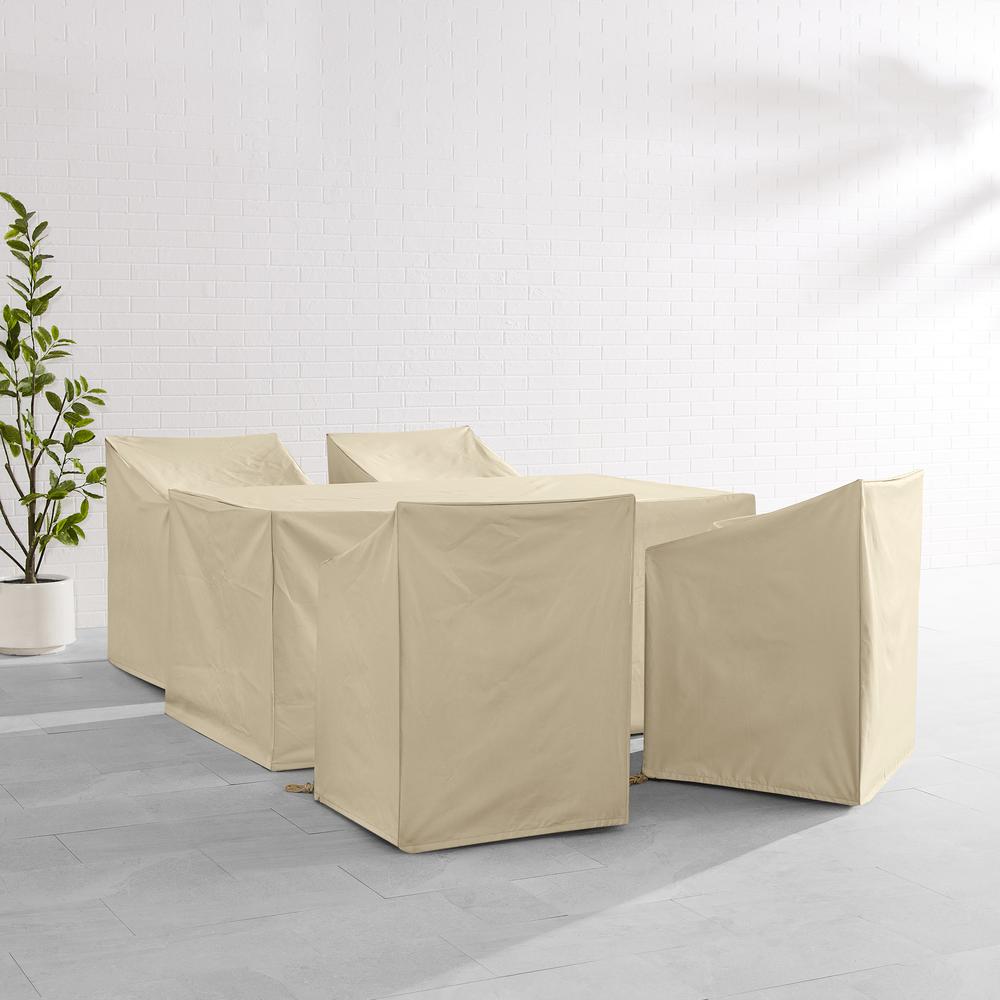 5Pc Outdoor Dining Furniture Cover Set. Picture 2