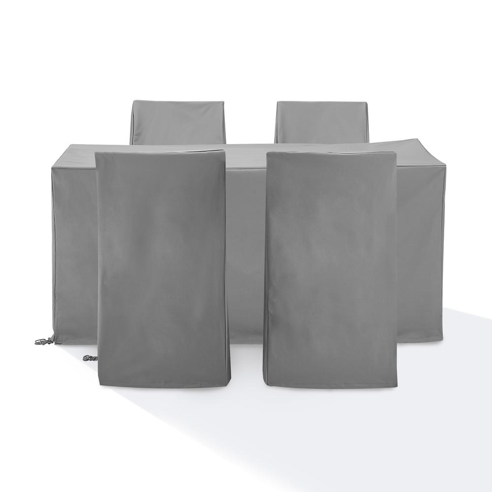 5Pc Outdoor Dining Furniture Cover Set. Picture 6