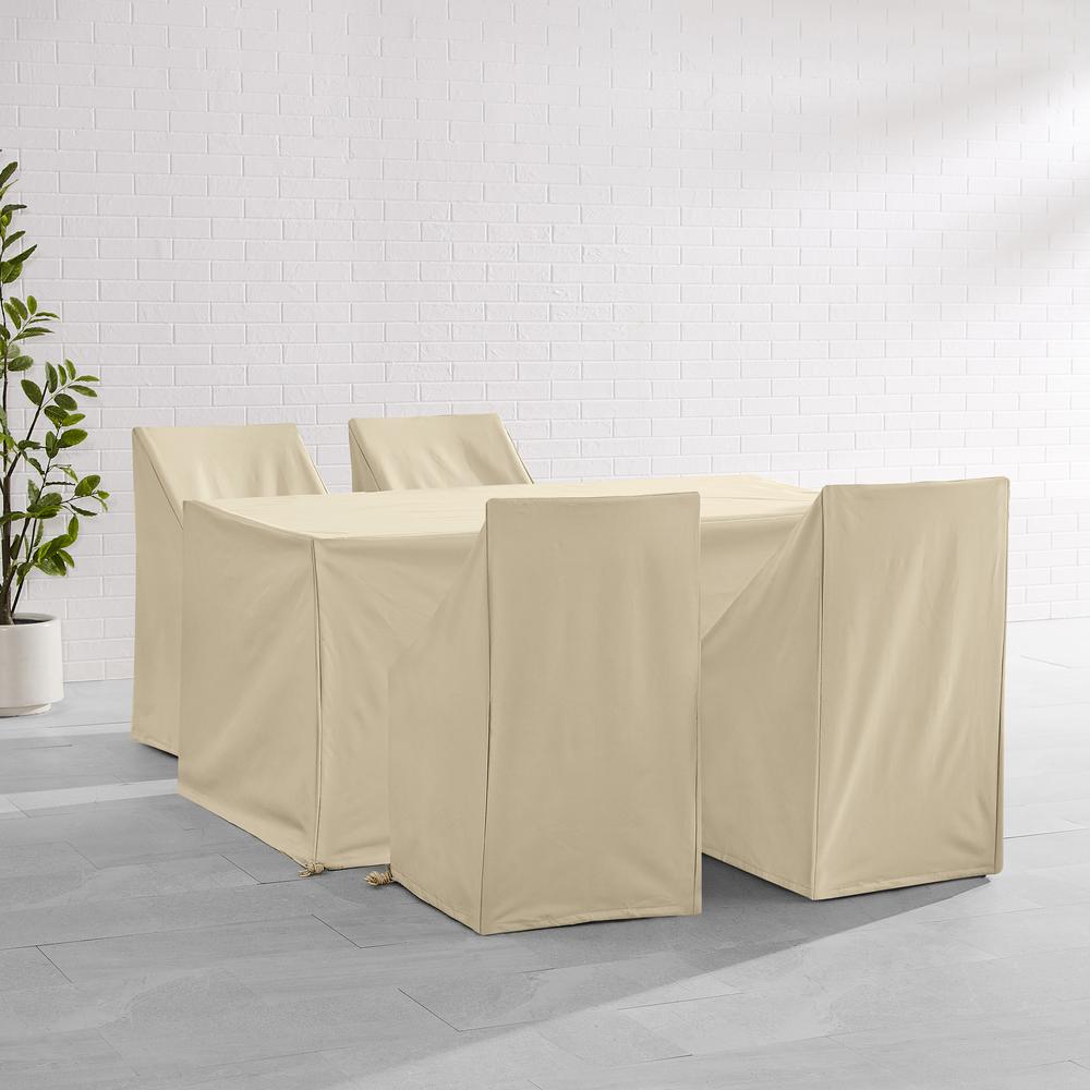 5Pc Outdoor Dining Furniture Cover Set. Picture 3