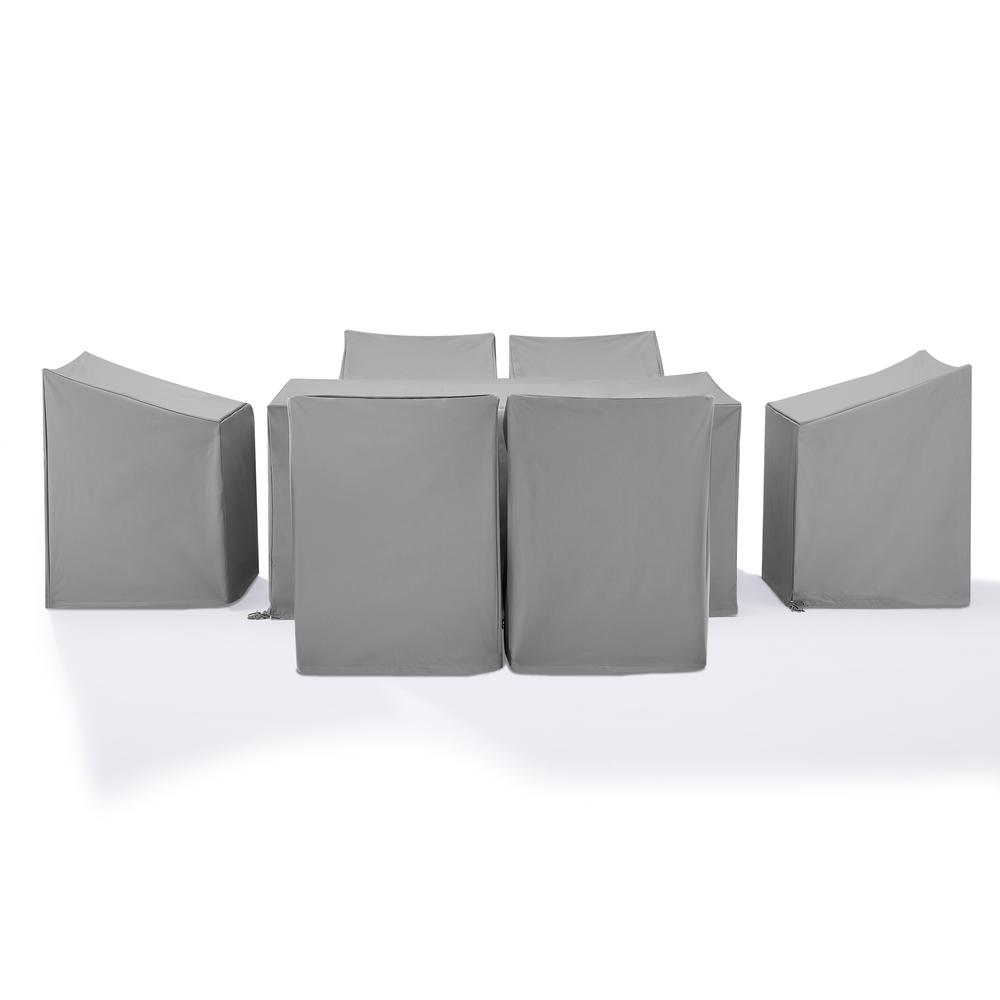 7Pc Outdoor Dining Furniture Cover Set. Picture 6