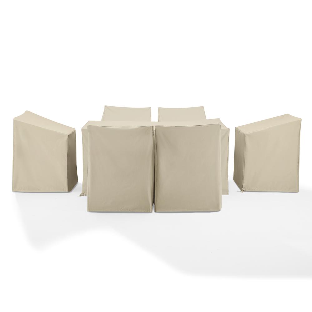 7Pc Outdoor Dining Furniture Cover Set. Picture 7