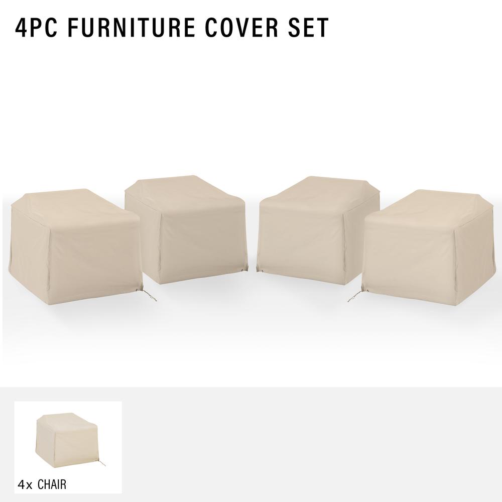 4Pc Outdoor Chair Furniture Cover Set. Picture 3