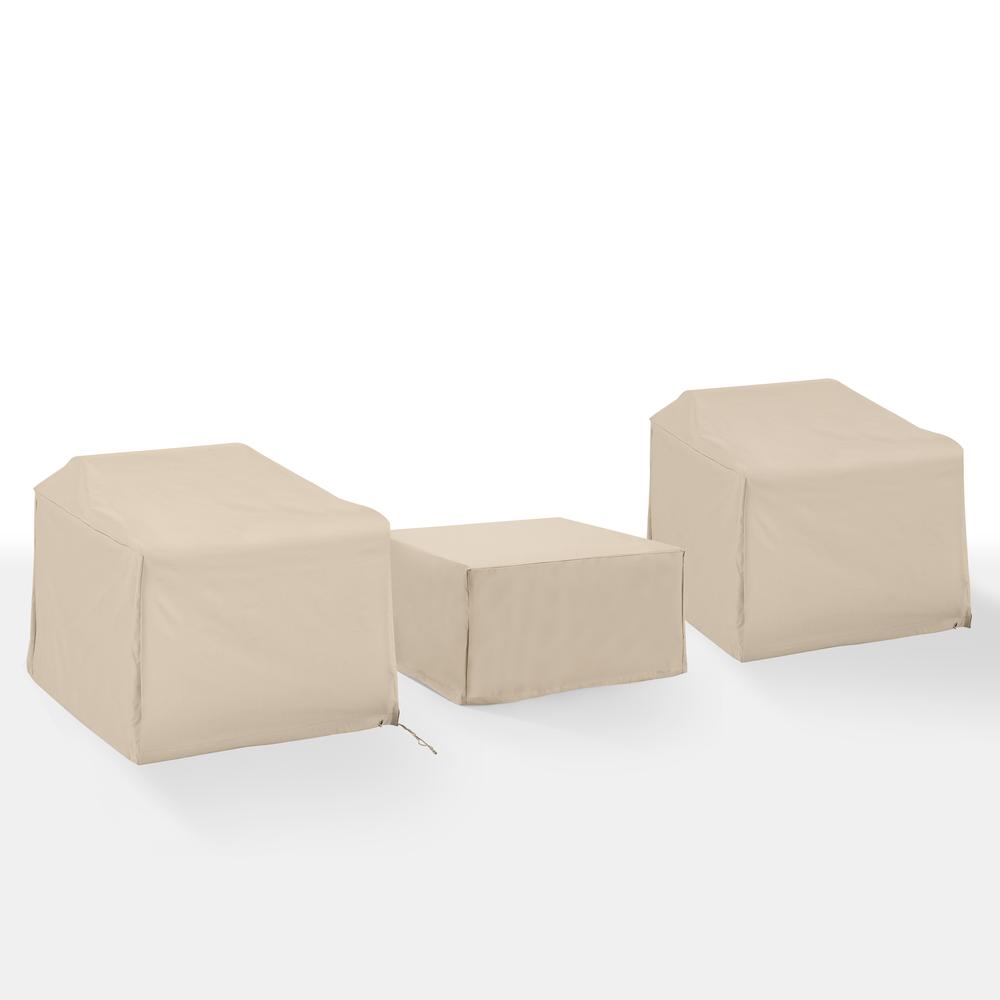 3Pc Outdoor Furniture Cover Set. Picture 1