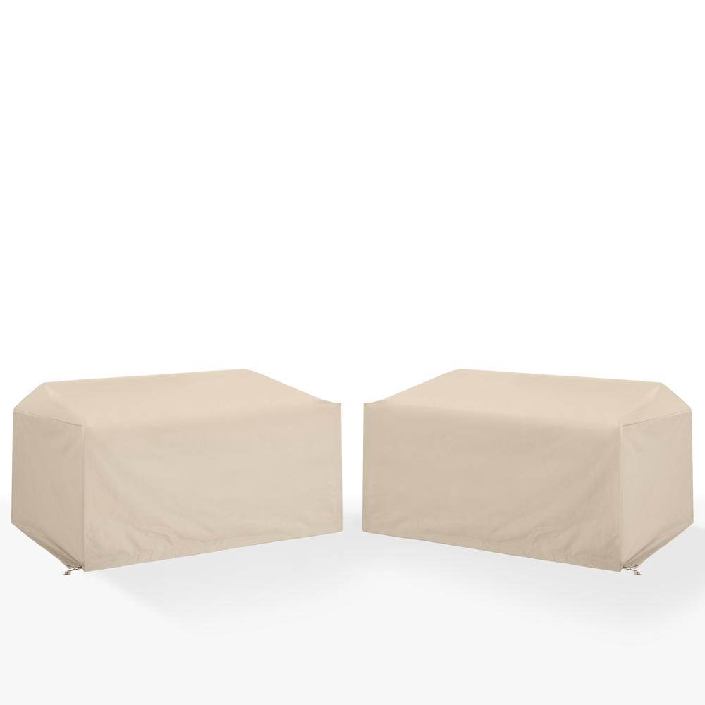 2Pc Outdoor Loveseat Furniture Cover Set. Picture 1
