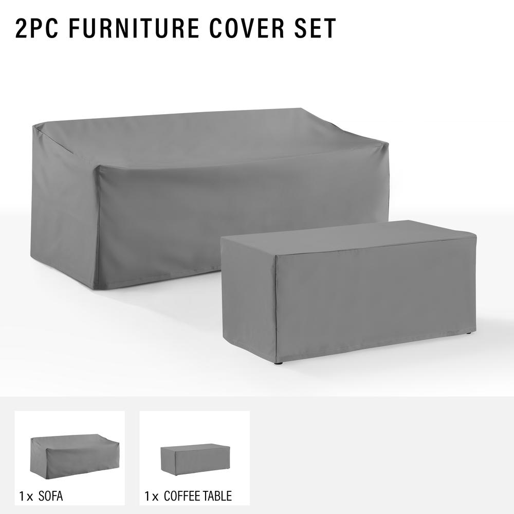 2Pc Outdoor Furniture Cover Set. Picture 3