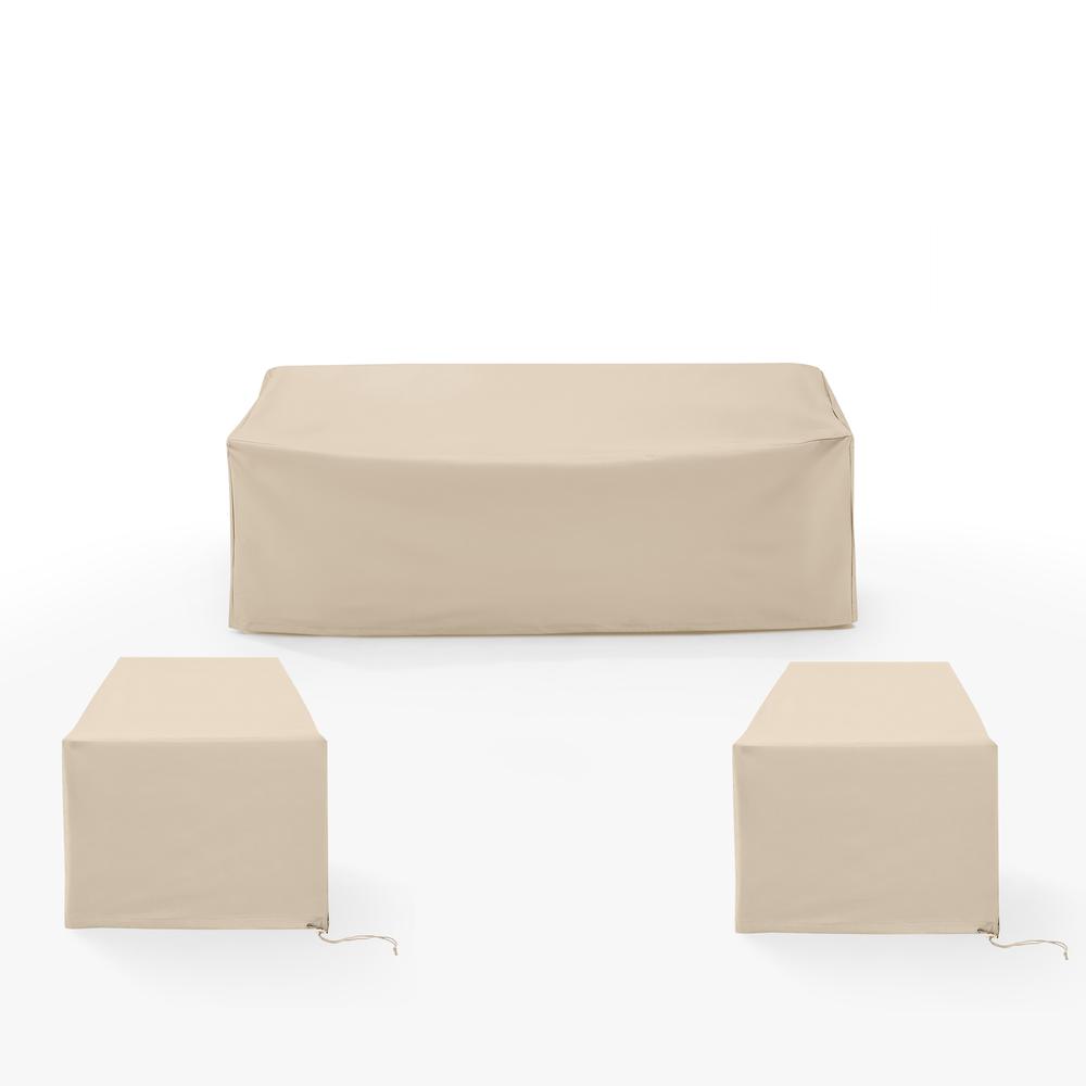 3Pc Outdoor Furniture Cover Set. Picture 2